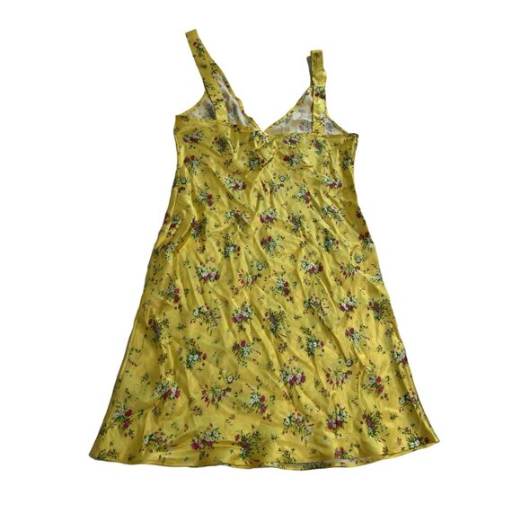 Reformation Ellery Silk Dress in Yellow - Picture 4 of 5